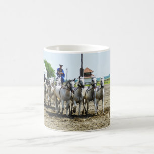 Hungarian horse riding coffee mug