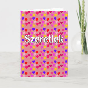 Hungarian - I love you Card