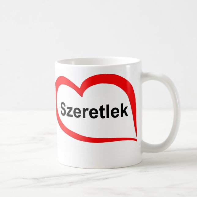 Hungarian I love you Coffee Mug (Right)