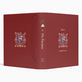 Hungarian Kitchen Folkart Deer Binder