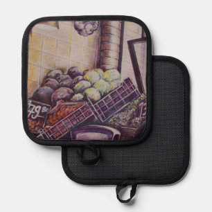 Hungarian Market Place, Budapest Pot Holder