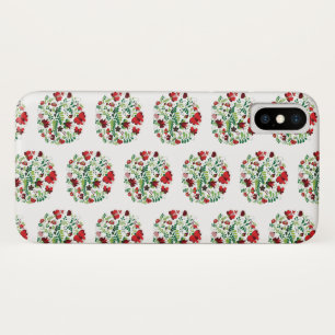Hungarian Matyo modern Folk Art Case-Mate iPhone Case
