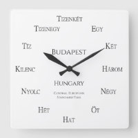 Hungarian Numbers Custom City Country Time Zone