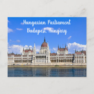 Hungarian Parliament at the Danube – Budapest Postcard