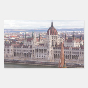 Hungarian Parliament Budapest by day Sticker