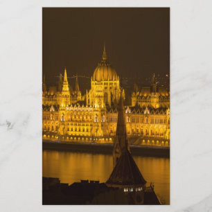 Hungarian Parliament Budapest by night