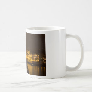 Hungarian Parliament Budapest by night Coffee Mug