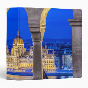 Hungarian Parliament Building at Dusk Binder