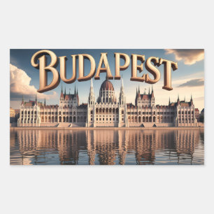 Hungarian Parliament Building in Budapest Sticker