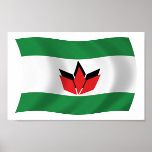 Hungarian People Flag Poster Print