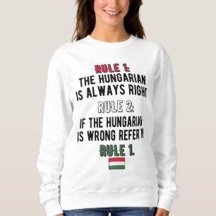 Hungarian Roots Hungary Flag Hungarian Heritage Sweatshirt