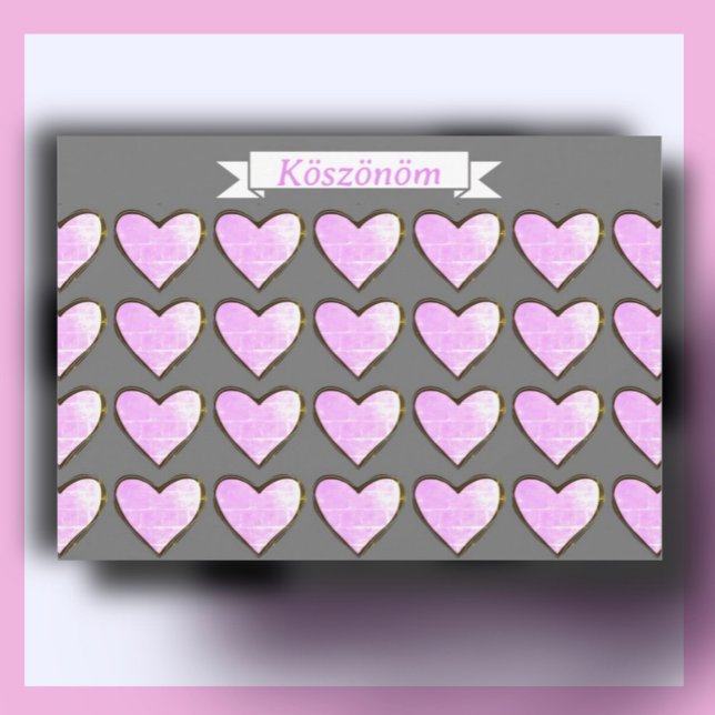 Hungarian Thank You Card (Creator Uploaded)