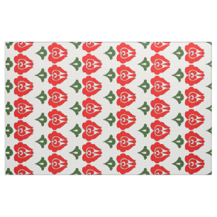 Hungarian Tulip pattern Fabric