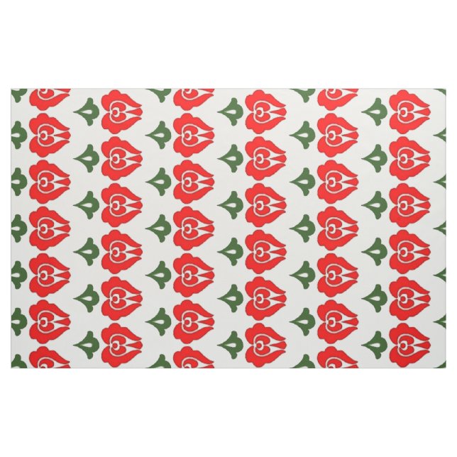 Hungarian Tulip pattern Fabric (Fat Quarter)
