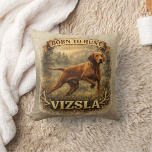Hungarian Vizsla Art    Throw Pillow