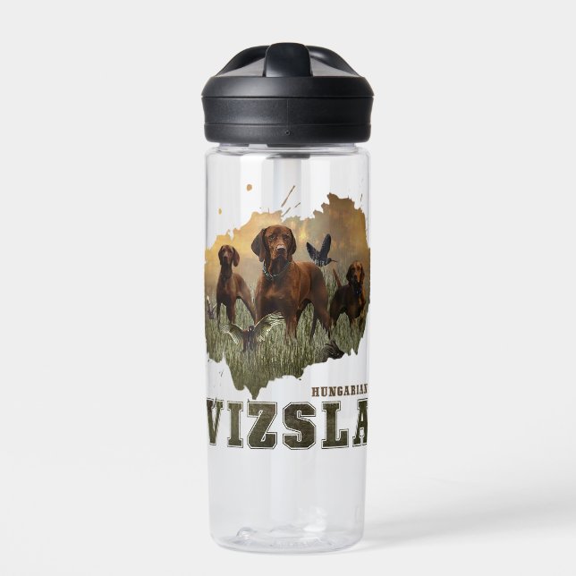 Hungarian Vizsla Art    Water Bottle (Front)