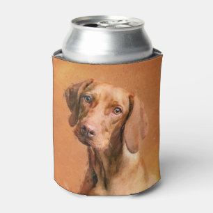 Hungarian Vizsla Dog Art Painting Can Cooler