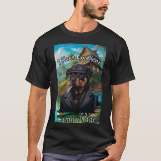 Hungarian Vizsla Dog Camouflage T-Shirt
