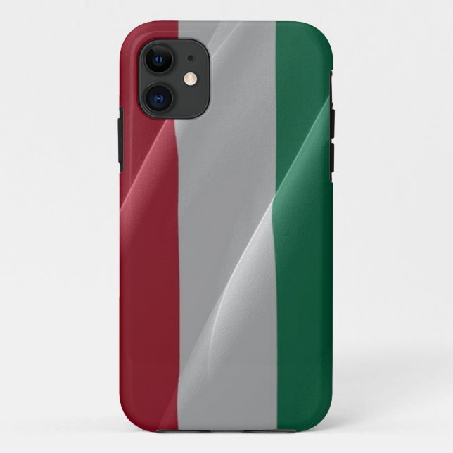 Hungarian waving Flag - Case-Mate iPhone Case (Back)