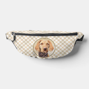 Hungarian Wirehaired Vizsla Painting Cute Dog Art Fanny Pack