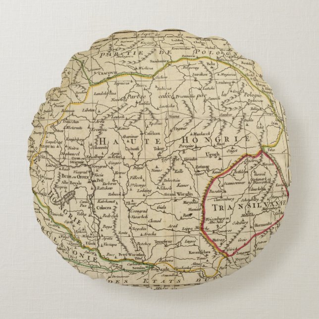 Hungary 3 round pillow (Front)
