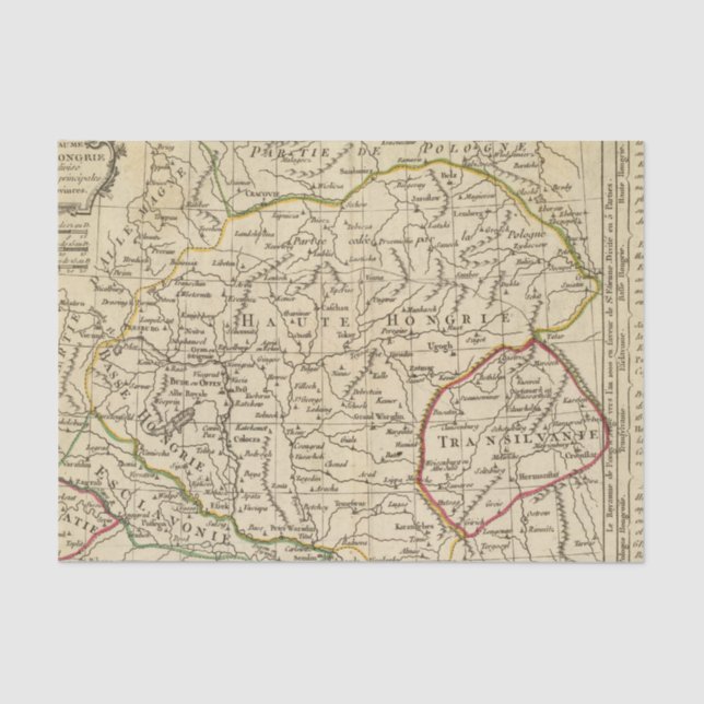 Hungary 3 tissue paper (Front)