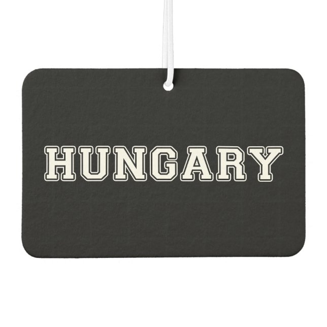 Hungary Air Freshener (Front)