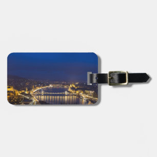 Hungary Budapest at night panorama Luggage Tag