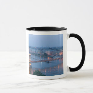 HUNGARY, Budapest: Szechenyi (Chain) Bridge, 3 Mug
