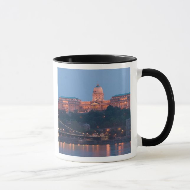 HUNGARY, Budapest: Szechenyi (Chain) Bridge, Mug (Right)