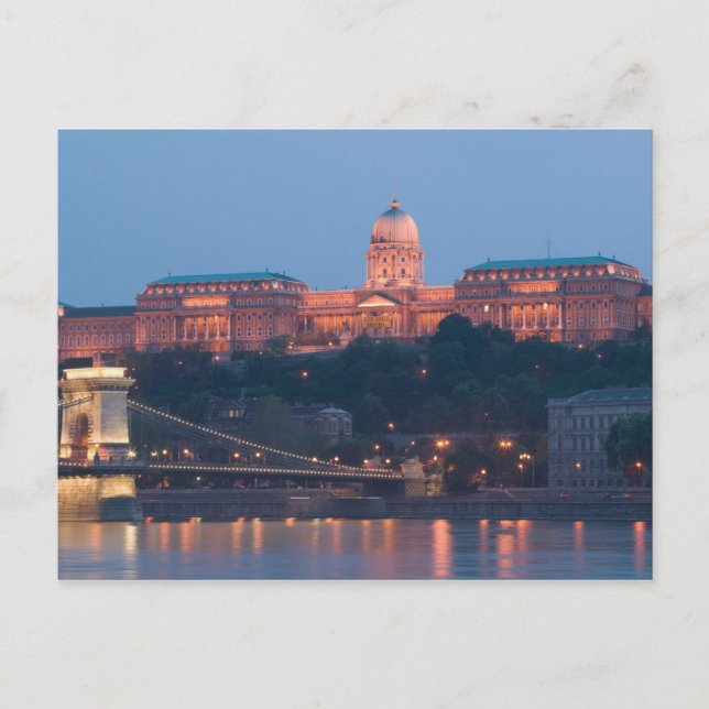 HUNGARY, Budapest: Szechenyi (Chain) Bridge, Postcard (Front)