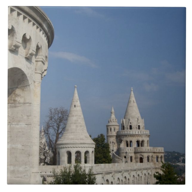 Hungary, capital city of Budapest. Buda, Castle Tile (Front)