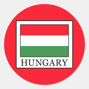 Hungary Classic Round Sticker
