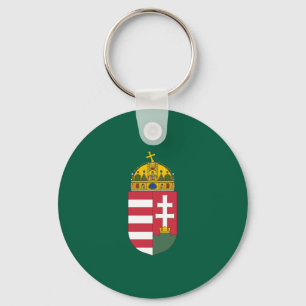 Hungary coat arms country symbol magyar emblem fla keychain