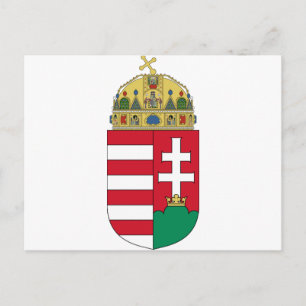 Hungary Coat of arms HU Postcard