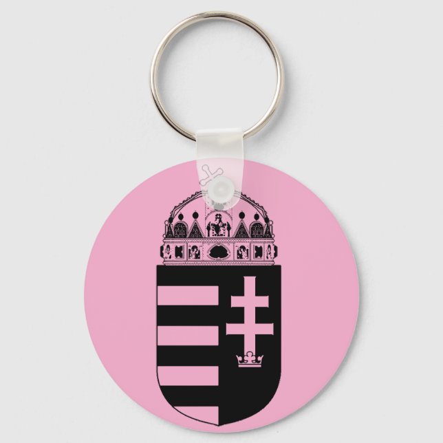 Hungary Coat of arms Keychain (Front)