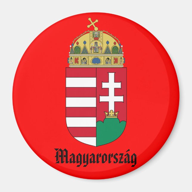Hungary* Coat of Arms Magnet (Front)