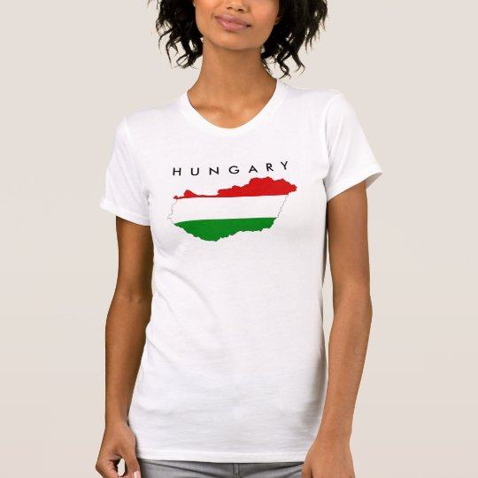 hungary country flag map shape symbol T-Shirt