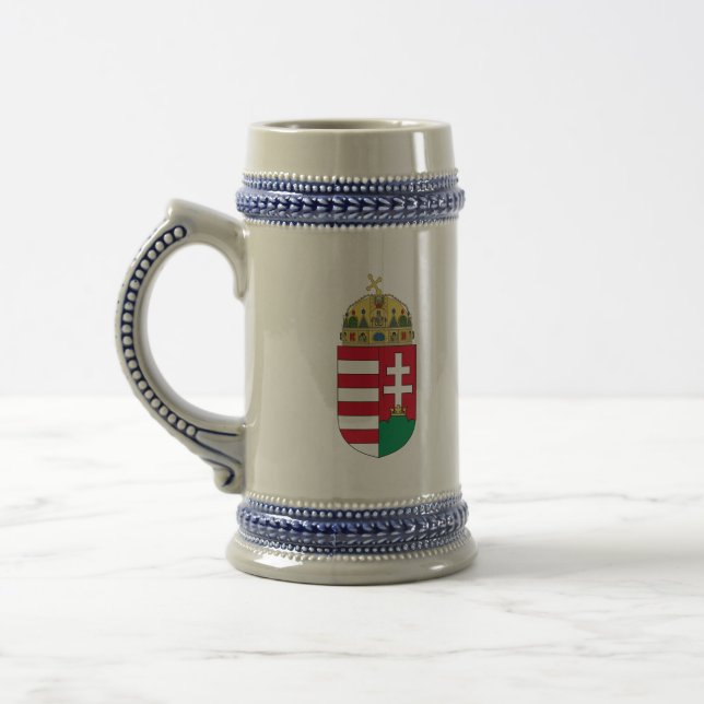 hungary emblem beer stein (Left)