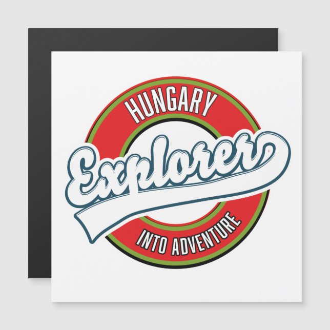 Hungary explorer into adventure logo (Front/Back)