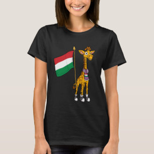 Hungary Fan  Hungary Giraffe T-Shirt