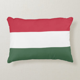 Hungary flag accent pillow