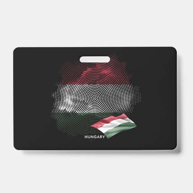 Hungary flag badge (Front)