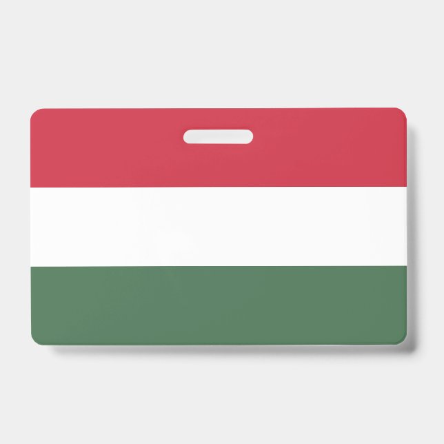 Hungary Flag Badge (Front)