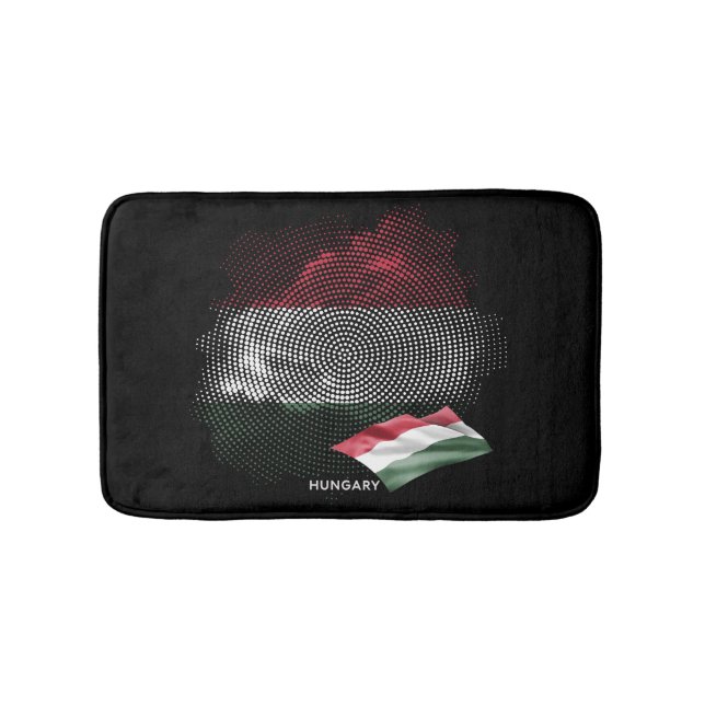 Hungary flag bath mat (Front)