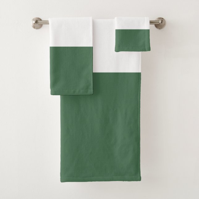 Hungary flag bath towel set (Insitu)