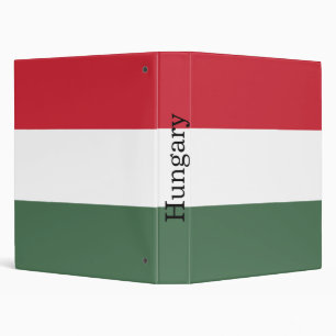 Hungary Flag Binder