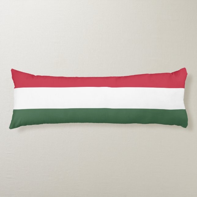 Hungary flag body pillow (Front)