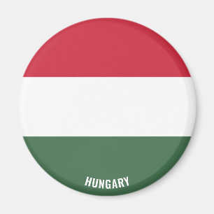 Hungary Flag Charming Patriotic Aimant