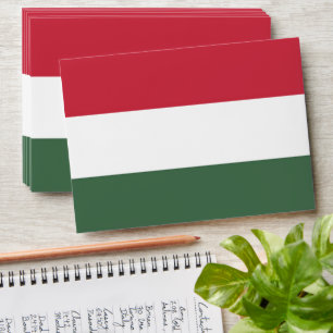 Hungary flag envelope